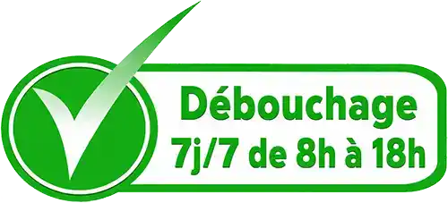 Débouchage 7j/7 de 8h à 18h
